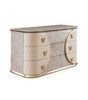 Italian Dresser With Marble Top And Golden Handles / Lixra