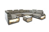 Modern and luxurious Fabric Recliner Sectional sofa/Lixra