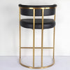 Modern Set of 3 Leather High-Raised Bar Stools / Lixra