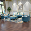 3-Piece European Classis Velvet Sofa Set / Lixra