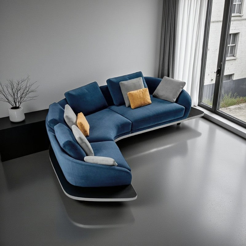 Fabric Upholstered Modern Sectional Sofa / Lixra