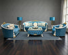 3-Piece European Classis Velvet Sofa Set / Lixra