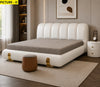 Modern Stylish Leather Upholstered Bed / Lixra