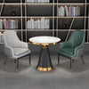 Set Of 4 Luxurious Leather Dining Chairs / Lixra