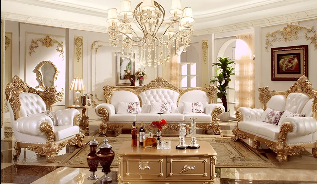 Liville European Leather Sofa Set Of 3 / Lixra