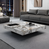 Modern Square Wooden Coffee Table / Lixra