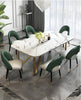 Glossy Finish Rectangular Dining Table Set / Lixra