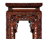 Wooden Crafted Rectangular Accent Table / Lixra