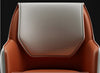 Set Of 6 Modern Leather Dining Chairs