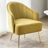 Splendid Fabric Accent Chairs with Metal Legs / Lixra