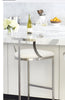 Set Of 3 Italian Style Metal Framed Raised Chairs / Lixra