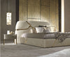 Golden Grace Luxurious Rectangular Bed with 3D-Printed / Lixra