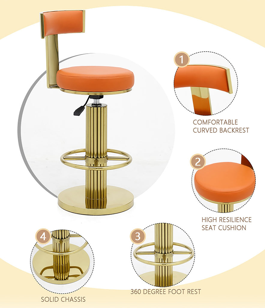 Set Of 3 Elegant Adjustable High Raised Chairs - Lixra.com