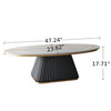 Creative Design Marble-Top Astounding Coffee Table / Lixra