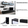 Modern Glossy Finish Wall Mounted TV Cabinet Set / Lixra