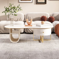 Luxurious Marble Coffee Table for Living Room / Lixra