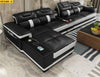 Classic Modern Multifunctional Leather Sectional Sofa Set - Lixra