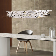 Chrome Finish Grandiose Pendant Light / Lixra