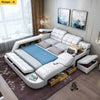 Modern Multi-functional Astonishing Leather Bed / Lixra