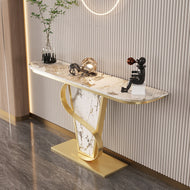Marble Top Living Room Accent Table / Lixra