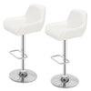 Contemporary Style Set of 2 High-Raised Rotatable Chair / Lixra