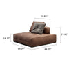 Ergonomic Design Modern Sectional Sofa / Lixra