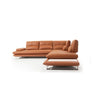 Luxurious Contemporary Style Cozy Leather Sectional Sofa Set - Lixra