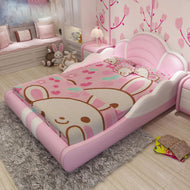 Modern Endearing Comfy Leather Kids Bed / Lixra