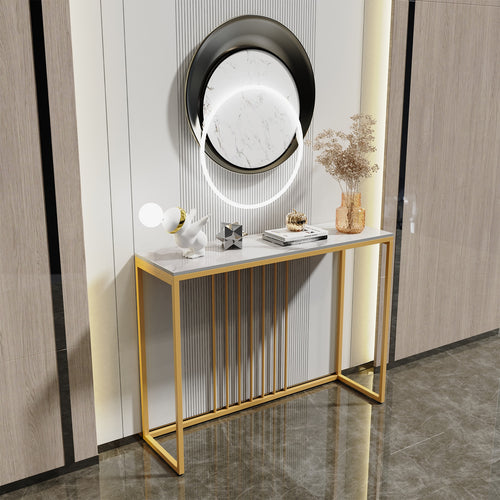 Golden Finish Modern Delectable Accent Table / Lixra