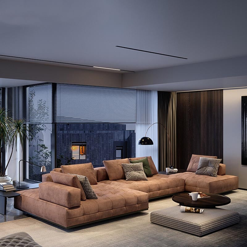 Ergonomic Design Modern Sectional Sofa / Lixra
