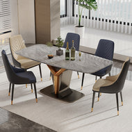 Y-Design Base Marble Dining Table Set / Lixra