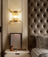 Cylindrical Shaped Crystal LED Wall-Sconces / Lixra