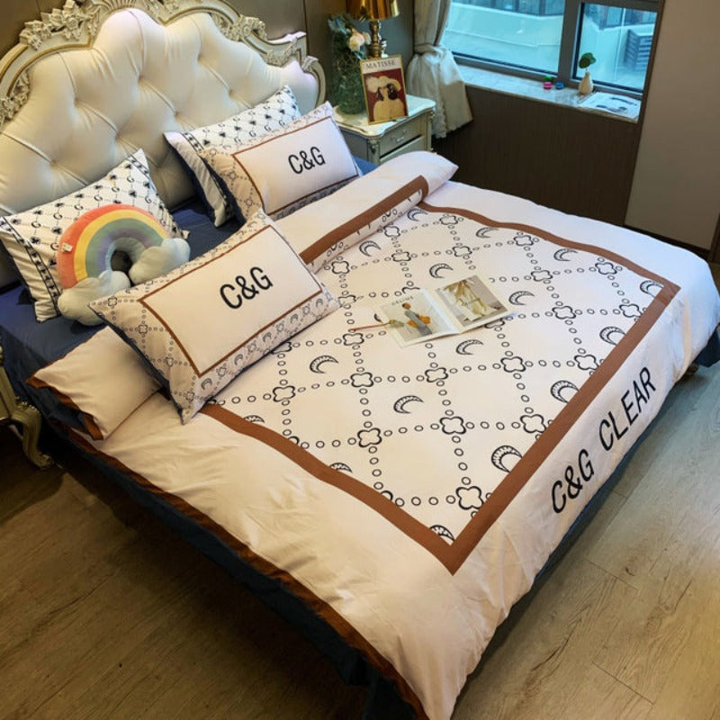 Comfy Cotton Printed Glamorous Bedding Set - Lixra