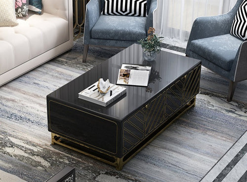 Post Modern Luxurious Wooden Coffee Table / Lixra