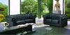 1+2+3 Seater Scrumptious Chesterfield Leather Sofa Set - Lixra