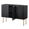 Modern Design Wooden Buffet Table With Convenient Adjustable Shelves / Lixra