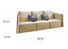 Stylish And Luxurious Comfy Leather Sofa For Living Room / Lixra