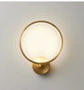 Modern Circular LED Gold Wall Sconces - Lixra