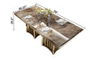 Modern Alluring Marble-Top Dining Table Set - Lixra
