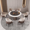 Modern Luxurious Dining Table Set With Lazy Susan / Lixra