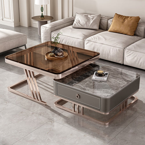 Designer Luxurious Glossy Finish Coffee Table / Lixra