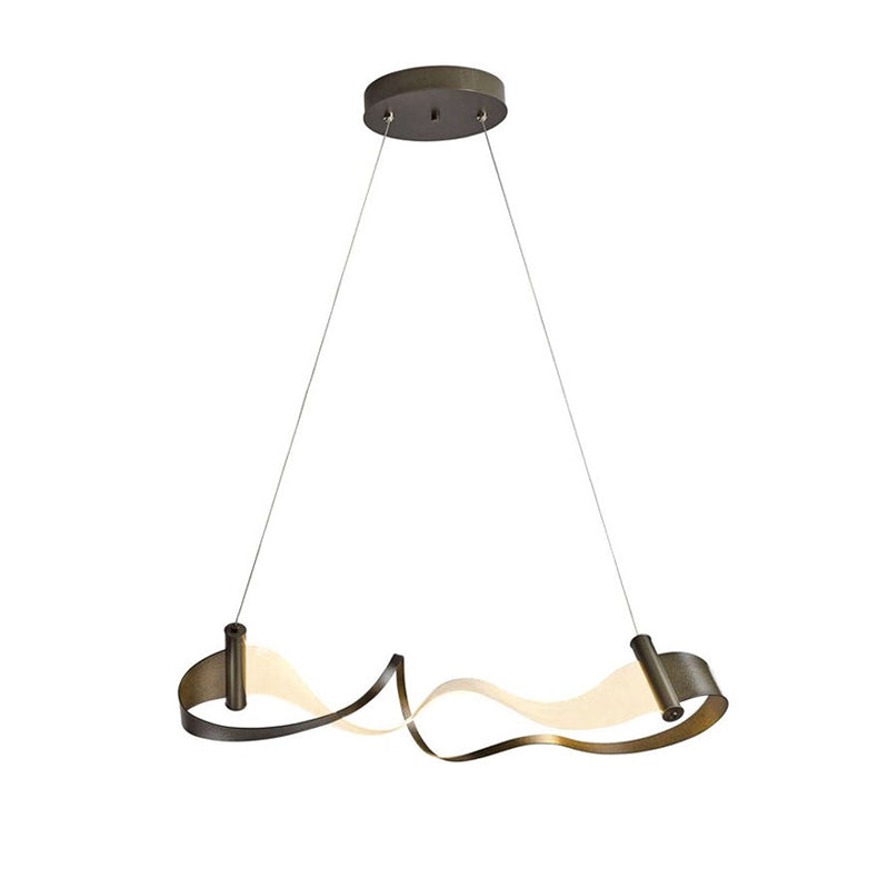 Contemporary Curvy Design Acrylic Chandelier - Lixra