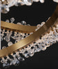 Luxurious Gleamy Crystal Shade Metallic Modern Pendant - Lixra