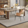 Modern Luxurious Bright Marble-Top Dining Table Set / Lixra