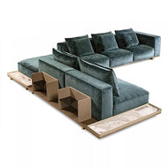 Luxurious Fabric Palatial Sectional Sofa / Lixra
