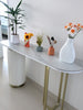 Aesthetic Style Modern Marble Top Accent Table / Lixra