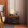 Modern Elementary Enchanting Glossy Night Stand With LED - Lixra