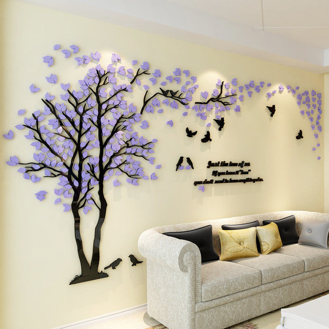 Ornate 3D Acrylic Wall Sticker / Lixra