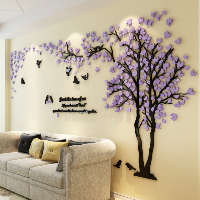 Ornate 3D Acrylic Wall Sticker / Lixra