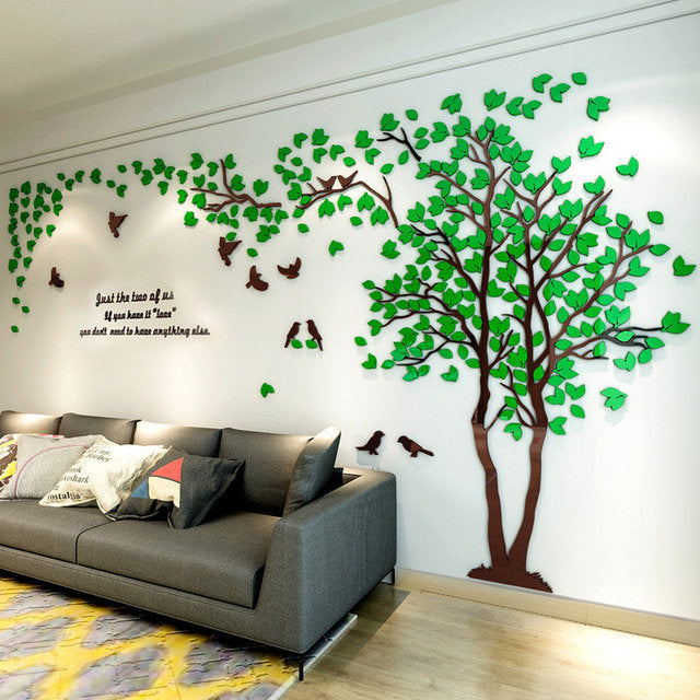 Ornate 3D Acrylic Wall Sticker / Lixra